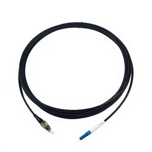 FTTH <span class=keywords><strong>3</strong></span>.0mm 光ファイバドロップケーブル（トレーサーワイヤー付き）SC/APC マイクロアーマードケーブル ブラック LSZHジャケット - Product Image 4