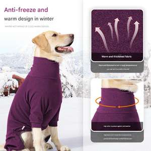 Casaco Ajustável para Cães de Médio a Grande Porte, Roupa de Inverno Quente para Animais de Estimação, Suéter Anti-Frio de Quatro Patas - Product Image 4