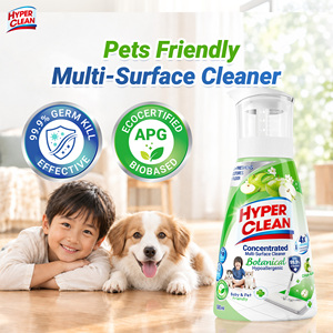 Fórmula segura para mascotas, suave, no dañina, detergente líquido de limpieza profunda con aroma a manzana crujiente, limpiadores de pisos - Product Image 1