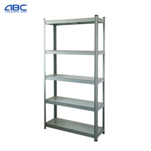 Étagères en acier multi-niveaux <span class=keywords><strong>pour</strong></span> usage commercial, étagères verticales à bords roulés, revêtement en poudre, empilables, réglables, <span class=keywords><strong>pour</strong></span> le stockage - Product Image 3