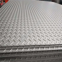 Matériaux de construction S220GD AZ150 55 Aluminium Zingué Haute Résistance Panneau Mural Extérieur Plaque d'Acier à Motif Damier