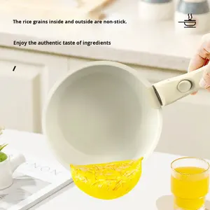 Pot <span class=keywords><strong>matriochka</strong></span> de style japonais et coréen Poêle à frire antiadhésive portable avec poignée détachable Marmite à soupe et marmite en métal moderne - Product Image 1