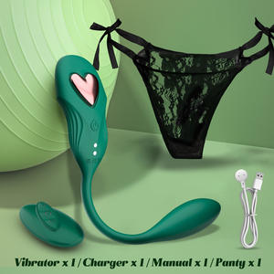 Vibrador portátil para mujer, palo de corazón de huevo, 10 frecuencias, producto impermeable para adultos, máquina sexual, caja de juguetes para masajeador femenino - Product Image 5