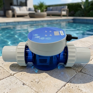 Générateur de chlore intelligent automatique GREEN ELEMENT pour <span class=keywords><strong>piscine</strong></span>, chlorinateur <span class=keywords><strong>au</strong></span> <span class=keywords><strong>sel</strong></span> haute efficacité, outils et accessoires pour <span class=keywords><strong>piscine</strong></span> - Product Image 1