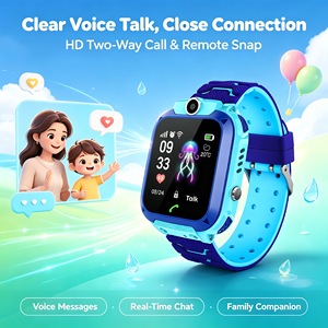 Set di Smartwatch per Bambini <span class=keywords><strong>con</strong></span> <span class=keywords><strong>GPS</strong></span>, Monitoraggio Remoto, Batteria a Lunga Durata, Localizzazione LBS, SOS, Chiamata Vocale, Fotocamera, Orologio Impermeabile per Bambini - Product Image 4