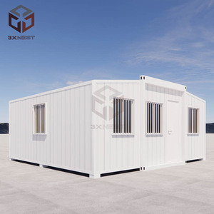 Casas Contenedor Modulares Expandibles con Ventanas de Aluminio con Rotura de Puente Térmico, Estructura Plegable, Modelo de 20 Pies, Moderno Taller para Exteriores - Product Image 3