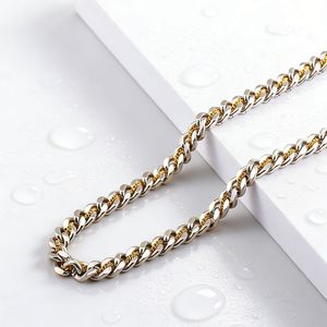 Yunnique – collier chaîne cubaine en acier inoxydable plaqué or pour hommes, style Hip Hop, largeur 20mm, bijoux de loisirs, cadeau - Product Image 1