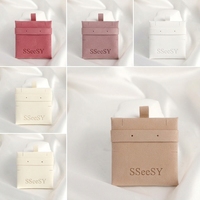 Carte de présentation personnalisée SSeeSY pour bijoux : doublure, logo, couleur et taille sur mesure pour boucles d'oreilles, colliers, bracelets et pochettes à bijoux