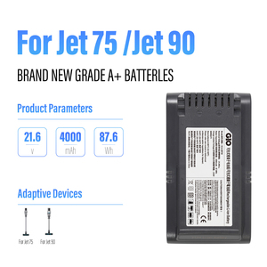 แบตเตอรี่สำรอง21.6V 4000mAh สำหรับ Samsung Jet 75 /jet 90 PET แบตเตอรี่ลิเธียมเป็นมิตรกับสิ่งแวดล้อม - Product Image 4