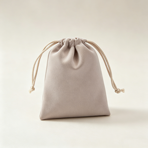 Caja de Regalo de Joyería de Lujo Hecha a Mano con Cierre Magnético, Logotipo Personalizado, Empaque Gris Claro, Material Reciclado, Estuche de Terciopelo con Cordón - Product Image 6