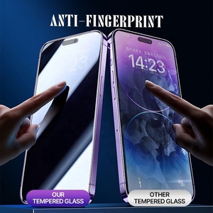 Riêng tư chống gián điệp Tempered Glass điện thoại 14 11 12 13 Glass antispy bảo vệ màn hình cho iPhone Samsung a52s 5 gam - Product Image 2