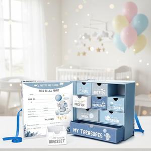 Custom <strong>Baby</strong> <strong>Memory</strong> Sweet <strong>Box</strong> Empty Rigid Advent Calender <strong>Box</strong> 24 Days Grids Shower <strong>Baby</strong> Three Blind <strong>Box</strong> with Small Drawer - Product Image 6