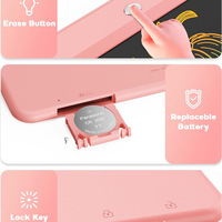 Tablette d'écriture LCD de 10 pouces pour enfants, protection des yeux, tablette électronique LCD pour gribouillage, dessin, graffiti, tableau numérique effaçable