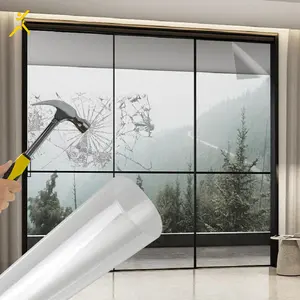 Film de fenêtre architectural de sécurité transparent PET 2mil de haute qualité pour le verre de construction