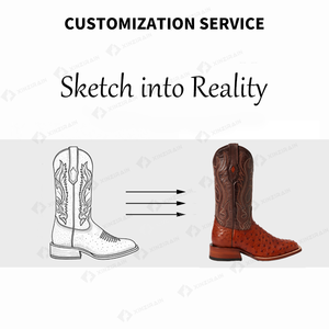 <span class=keywords><strong>Stivali</strong></span> da Cowgirl Personalizzati Xinzirain per <span class=keywords><strong>Donna</strong></span>, Punta Rotonda in <span class=keywords><strong>Pelle</strong></span> Scamosciata, Tacco Grosso 5cm, <span class=keywords><strong>Stivali</strong></span> Western a Metà Polpaccio con Nappine - Product Image 2