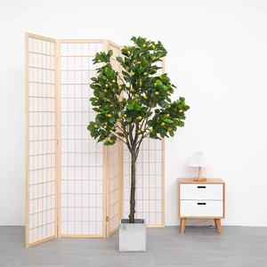 Plante artificielle de citronnier en gros avec pot, arbre fruitier simulé, décoration intérieure, bureau, bonsaï - Product Image 2