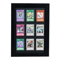 Boîte de rangement pour cartes de baseball Cadre d'affichage de cartes acryliques de sport avec protection UV Armoire murale verrouillable pour vitrine commerciale