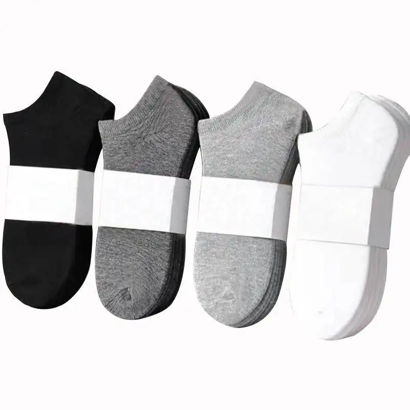 Women and Men No Show Socks Low Cut Anti-slid Cotton Athletic Casual Socks
