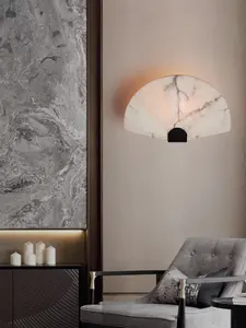 Luminária de parede LED de luxo para mesa de cama, luz nórdica para decoração de casa, sala de estar, quarto, corredor, hotel, decorativo, fundo