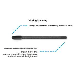 Puntas de puntas de lápiz óptico de repuesto, 10 Uds., compatibles con <span class=keywords><strong>Wacom</strong></span> DTH135 172 para Movink PTK670 470 870, puntas de repuesto para bolígrafo - Product Image 4
