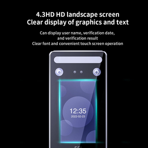 เครื่องตั้งเวลาเข้างานใบหน้า10043-3ตันพร้อมระบบจดจำใบหน้าและลายนิ้วมือ - Product Image 3