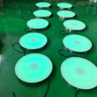 Piste de danse LED interactive 3D Abyss portable pour mariage, miroir infini, piste de danse LED filaire