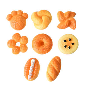 Accessoires DIY en résine pour la création de jouets miniatures alimentaires (série pain), colle crème, épingles à cheveux pour enfants, accessoires pour cheveux, attaches pour cheveux, accessoires - Product Image 2