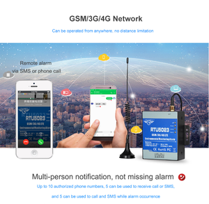 सर्वश्रेष्ठ विक्रेता Rtu5023 जीएसएम तापमान आर्द्रता वातावरण अलार्म 2g/4g डायलर फ्री कॉल वायरलेस अलार्म कंट्रोलर - Product Image 5