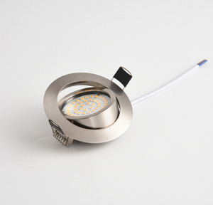 Flacher LED-Einbaus trahler 46LED 5W Deckens trahler Edelstahl - Product Image 3