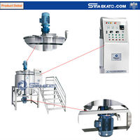 Machine de fabrication de détergent liquide multifonctionnelle en promotion avec moteur et pompe SUS304/SUS316L pour le broyage de produits chimiques et de shampoings