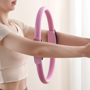 Cercle Magique de Pilates, Anneau de Résistance <span class=keywords><strong>Yoga</strong></span> en EVA, Haute Élasticité, Équipement de Fitness à Domicile pour Débutants, Idéal pour Affiner le <span class=keywords><strong>Dos</strong></span> - Product Image 4