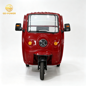 Tricycle agricole à trois roues avec cabine simple, capacité de charge de 500 kg, boîte ouverte sur trois côtés de grande taille 1600x1100x420 - Product Image 1