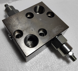 유압 강철/알루미늄 매니폴드 블록 밸브 유무 선택 가능 고성능 카트리지 타입 350바 150L/분 엔지니어링용 - Product Image 3