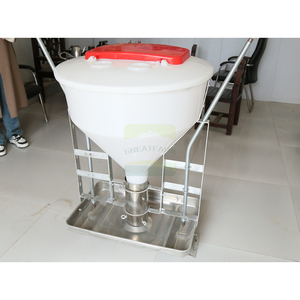 Nouvelle mangeoire automatique pour porcs de 60 kg, équipement de mangeoire humide et sèche avec couvercle pour une nutrition optimale - Product Image 4