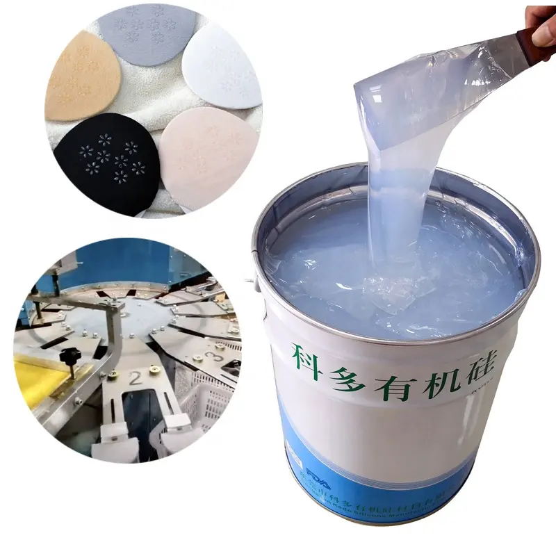 Liquid clear silicone textile ink for Anti slip silicone printing on socks