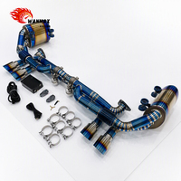 En stock, vente directe d'usine, échappement catback haute performance en titane Valvetronic pour Porsche 911 991.1 Carrera, moteur 3.4L