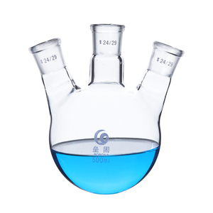 Loikaw Lab Glassware Frasco de tres cuellos Vidrio de laboratorio Frasco de ebullición de fondo redondo Frasco volumétrico personalizado Química - Product Image 1