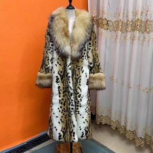 Nuova <span class=keywords><strong>pelliccia</strong></span> lunga e spessa, calda e alla moda, <span class=keywords><strong>con</strong></span> stampa leopardata, <span class=keywords><strong>con</strong></span> cappello - Product Image 3