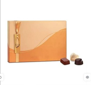 Marchio Boite <span class=keywords><strong>Cadau</strong></span> qualità pastiglie di cioccolato Praline coperchio del fondo lucido laminazione opaca goffratura rivestimento UV chiusura magnetica - Product Image 3