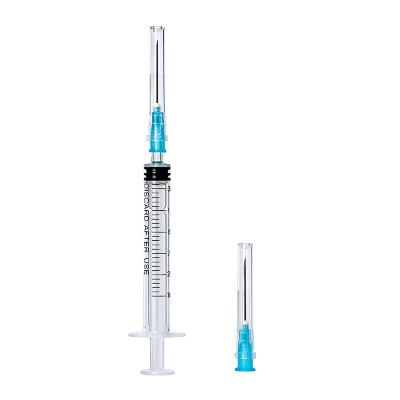 0.5ml Auto Disable Syringe 1ml Luer Lock Syringe Plastic Disposable with Safety Needle