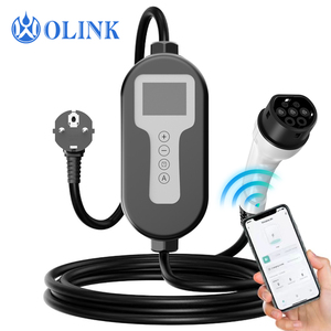 Caricatore EV portatile OLINK da 22KW, caricatore EV AC <span class=keywords><strong>tipo</strong></span> <span class=keywords><strong>2</strong></span> con controllo tramite APP, ricarica intelligente WiFi 32A per trasportare IT con sé - Product Image 1