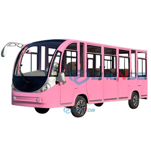 Factory Hot Selling ZhenDa Brand Henan Origin 14 Seat Red Cartoon Shape Electric Lithium Battery Bus - Product Image 5