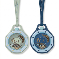 Montre mécanique à remontage manuel en biocéramique édition limitée avec affichage dynamique des engrenages rotatifs, 8 couleurs estivales, sortie d'usine