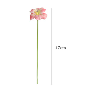 Fleur de tulipe artificielle Ruilisi, blanc, violet clair, rouge, marron, café, rose, orange, jaune, blanc laiteux, toucher réel, décoration de mariage et de la maison - Product Image 5