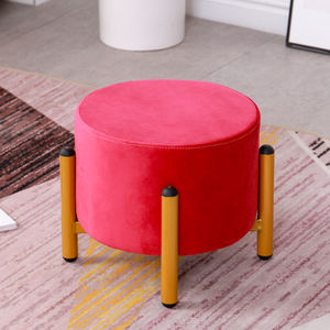 เก้าอี้โยก,ที่วางเท้าแบบออตโตมันที่วางเท้าม้านั่งเปลี่ยนรองเท้าแบบปรับได้เปิดประตูได้โซฟาห้องนั่งเล่นกำมะหยี่ซักได้ - Product Image 6