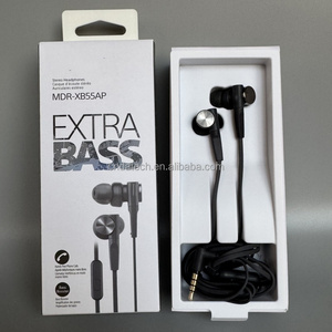 Écouteurs intra-auriculaires filaires 3,5 mm <span class=keywords><strong>avec</strong></span> basses profondes, stéréo, pour le sport, <span class=keywords><strong>avec</strong></span> micro, compatibles <span class=keywords><strong>Sony</strong></span> MDR-XB55AP - Vente en gros - Product Image 3