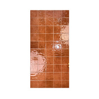 Ubin Dinding Keramik Lapis Kilap Berwarna 600x1200 untuk Dapur dan Kamar Mandi; Ubin Dinding Mewah Latar Belakang Biru Pink