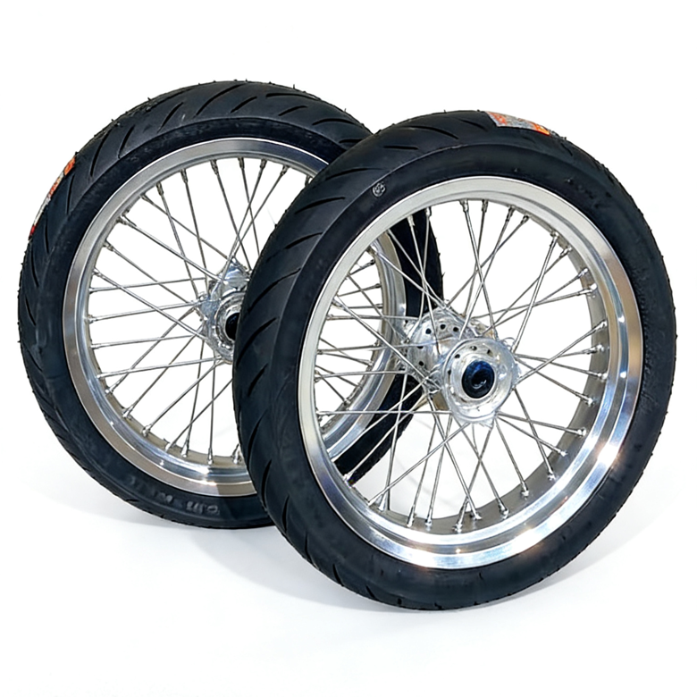 Jante / rayon / moyeu argenté