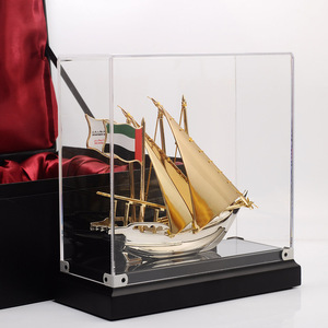 EU kinh doanh sang Trọng Quà Tặng Mô hình tàu tùy chỉnh thiết kế chấp nhận trang trí văn phòng Kim Loại mô hình thuyền buồm - Product Image 3