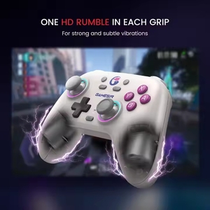 Gamesir Nova Lite NS hiệu ứng hội trường chuyển đổi RGB T4 Nova Grip điện thoại di động động cơ phím điều khiển trò chơi không dây điều khiển - Product Image 6